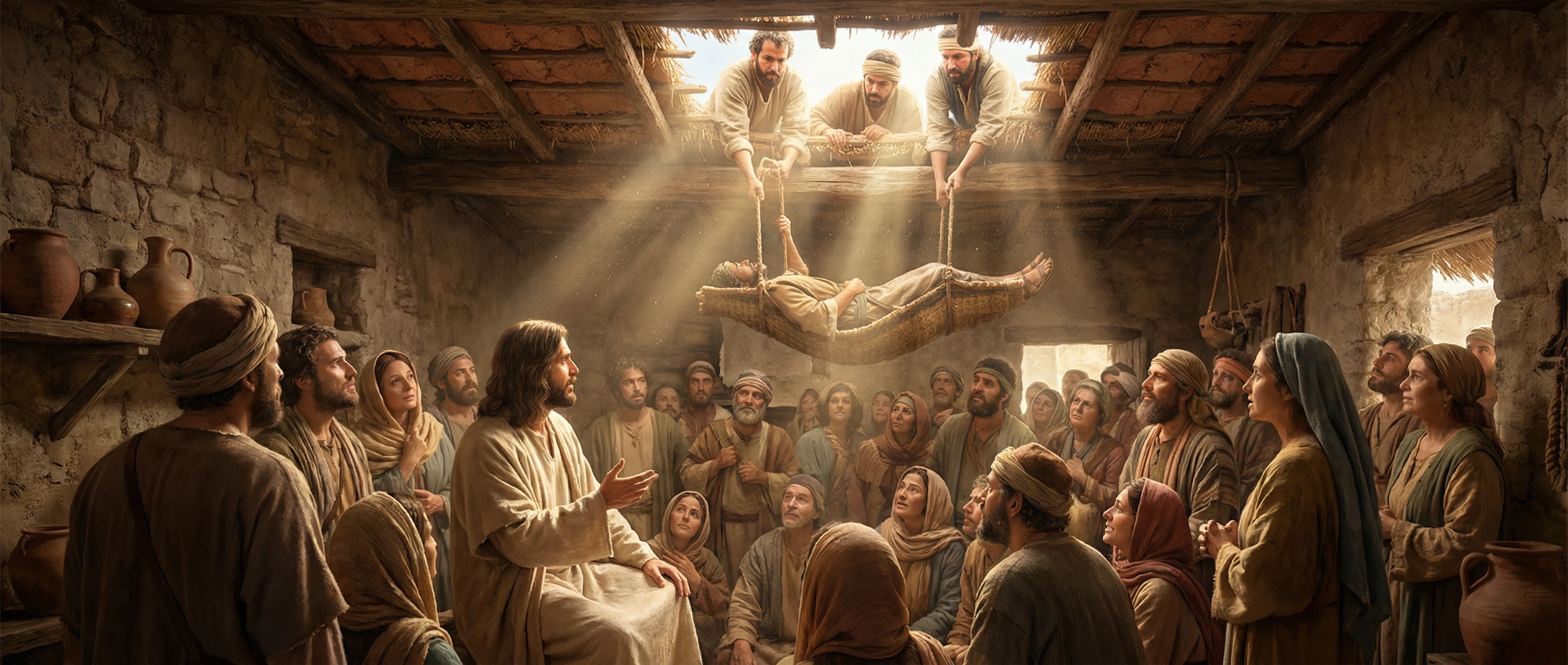 The Paralyzed Man and the Faith of His Friends